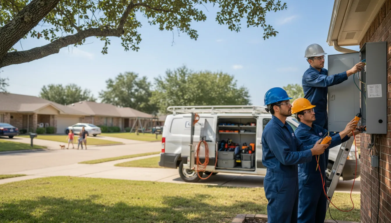 Certified electrician providing emergency electrical services in Grace, MS